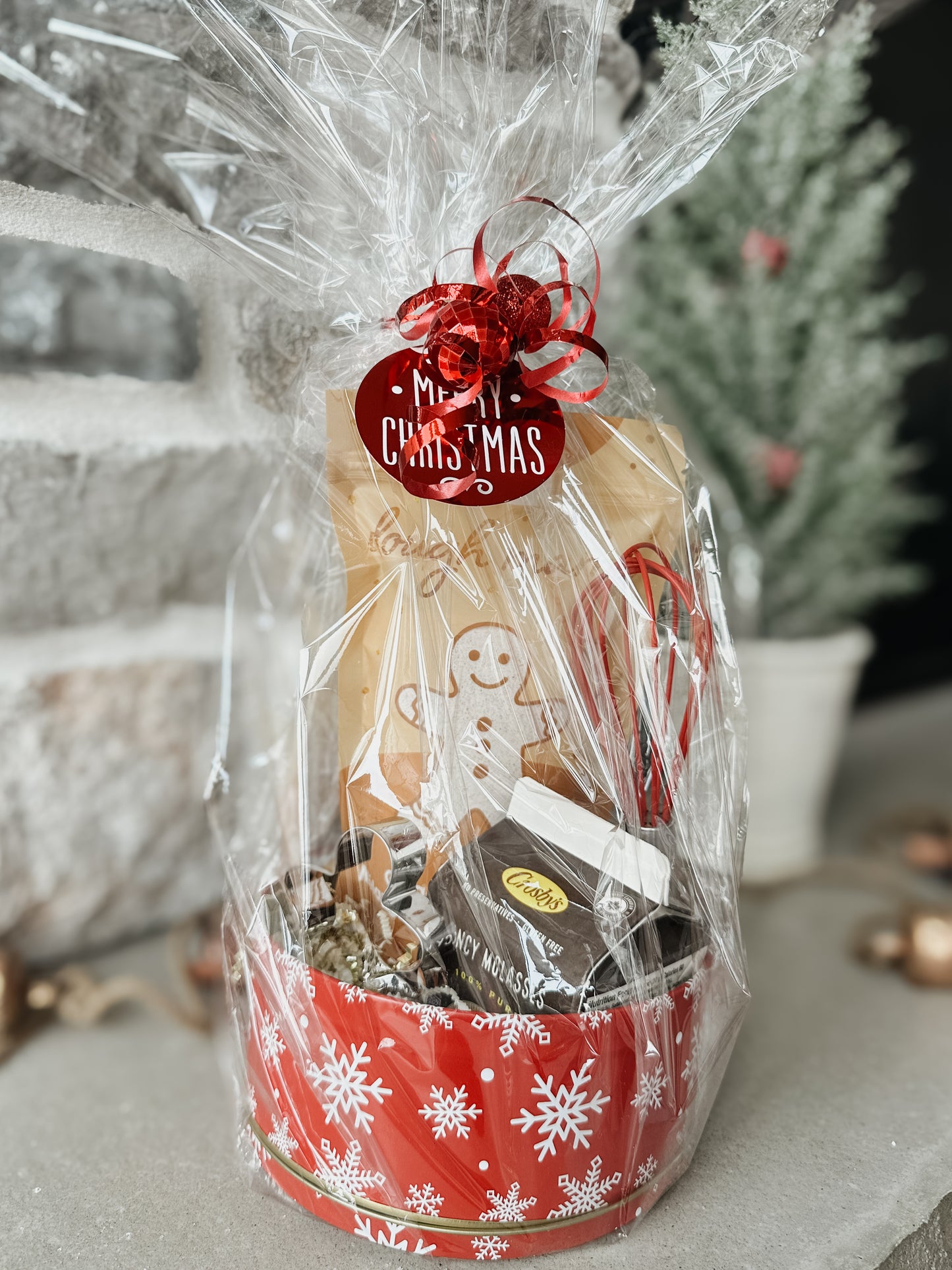 Gingerbread Holiday Gift Basket